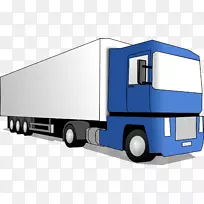 皮卡车半挂车夹紧艺术卡车-空若网 皮卡车半挂车夹紧艺术卡车-空若网