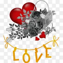 爱情 情人节 水彩-空若网 爱情 情人节 水彩-空若网