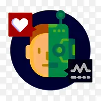 人工智能图标 机器人图标 知识-空若网 人工智能图标 机器人图标 知识-空若网