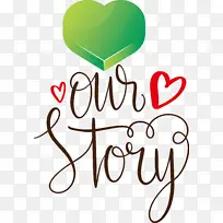 我们的故事 爱情格言 标志-空若网 我们的故事 爱情格言 标志-空若网