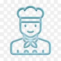 餐厅元素图标 厨师图标 炊具图标-空若网 餐厅元素图标 厨师图标 炊具图标-空若网