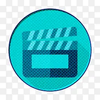 圆形多媒体图标 隔板图标 浅绿色-空若网 圆形多媒体图标 隔板图标 浅绿色-空若网