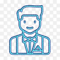 服务员图标 餐厅元素图标 线条艺术-空若网 服务员图标 餐厅元素图标 线条艺术-空若网