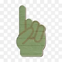 手势图标 手指图标 绿色-空若网 手势图标 手指图标 绿色-空若网