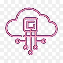 未来技术图标 云图标 计算机-空若网 未来技术图标 云图标 计算机-空若网