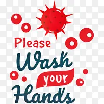 洗手 病毒 线条-空若网 洗手 病毒 线条-空若网