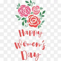 妇女节快乐 妇女节 花卉设计-空若网 妇女节快乐 妇女节 花卉设计-空若网