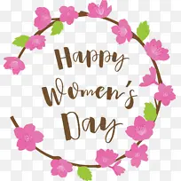 妇女节快乐 妇女节 花卉设计-空若网 妇女节快乐 妇女节 花卉设计-空若网
