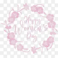 妇女节快乐 妇女节 水彩画-空若网 妇女节快乐 妇女节 水彩画-空若网