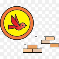 卡通 黄色 线条-空若网 卡通 黄色 线条-空若网