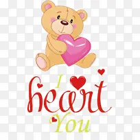 我爱你 情人节 泰迪熊-空若网 我爱你 情人节 泰迪熊-空若网