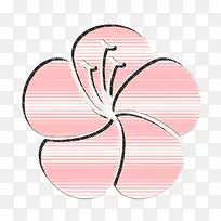 芙蓉图标 花朵图标 自然图标-空若网 芙蓉图标 花朵图标 自然图标-空若网