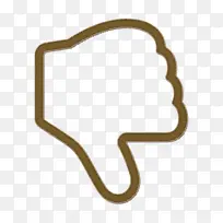 基本手势线性图标 讨厌图标 坏图标-空若网 基本手势线性图标 讨厌图标 坏图标-空若网