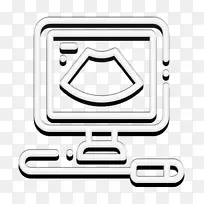 超声波图标 孕妇图标 线条-空若网 超声波图标 孕妇图标 线条-空若网