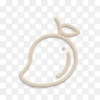 芒果图标 水果和蔬菜图标 银-空若网 芒果图标 水果和蔬菜图标 银-空若网