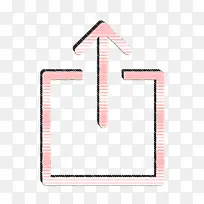 导出图标 线 米-空若网 导出图标 线 米-空若网