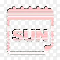 日历图标 界面图标 线条-空若网 日历图标 界面图标 线条-空若网