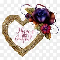 情人节 心 水彩画-空若网 情人节 心 水彩画-空若网
