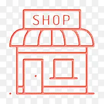 商店图标 数字 企业-空若网 商店图标 数字 企业-空若网