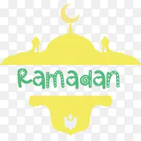 斋月 标志 绿色-空若网 斋月 标志 绿色-空若网