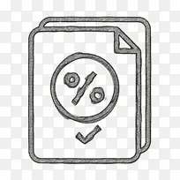 税务图标 数据 计算机-空若网 税务图标 数据 计算机-空若网