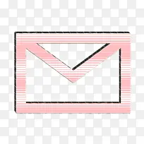 界面图标 邮件图标 三角形-空若网 界面图标 邮件图标 三角形-空若网