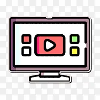 电视图标 电子图标 显示器图标-空若网 电视图标 电子图标 显示器图标-空若网