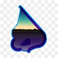 解剖图标 鼻子图标 符号-空若网 解剖图标 鼻子图标 符号-空若网