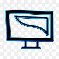 电脑图标 手绘图标 显示器图标-空若网 电脑图标 手绘图标 显示器图标-空若网