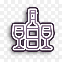 餐厅图标 葡萄酒图标 徽标-空若网 餐厅图标 葡萄酒图标 徽标-空若网