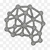 人工智能图标 对称 黑白-空若网 人工智能图标 对称 黑白-空若网