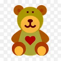 泰迪熊图标 爱情图标 玩具图标-空若网 泰迪熊图标 爱情图标 玩具图标-空若网