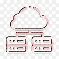 大数据图标 数据库图标 线-空若网 大数据图标 数据库图标 线-空若网