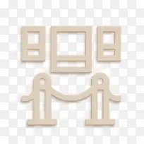 博物馆图标 矩形 米-空若网 博物馆图标 矩形 米-空若网