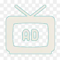 广告图标 电视图标 徽标-空若网 广告图标 电视图标 徽标-空若网