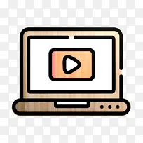 电子图标 笔记本电脑图标 线路-空若网 电子图标 笔记本电脑图标 线路-空若网