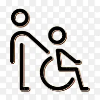 轮椅图标 标志-空若网 轮椅图标 标志-空若网