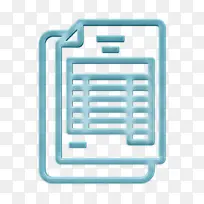 会计和财务图标 报表图标 线条-空若网 会计和财务图标 报表图标 线条-空若网