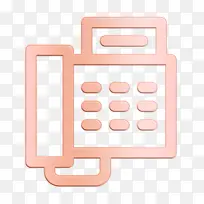 传真图标 电话接收器图标 线路-空若网 传真图标 电话接收器图标 线路-空若网