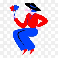 服装 红色 线条-空若网 服装 红色 线条-空若网