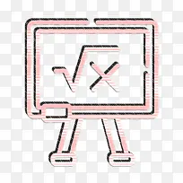 公式图标 板图标 书呆子图标-空若网 公式图标 板图标 书呆子图标-空若网