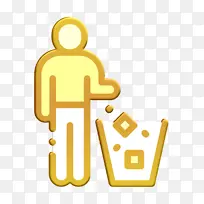 垃圾图标 公共标志图标 标志-空若网 垃圾图标 公共标志图标 标志-空若网