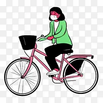 女士 自行车 医用口罩-空若网 女士 自行车 医用口罩-空若网