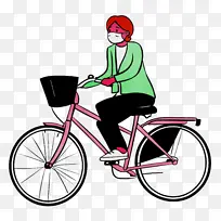 女士 自行车 医用口罩-空若网 女士 自行车 医用口罩-空若网