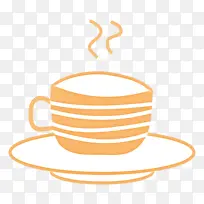 咖啡杯 咖啡 线条-空若网 咖啡杯 咖啡 线条-空若网