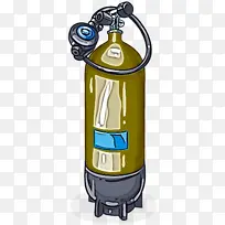 圆柱 黄色 几何-空若网 圆柱 黄色 几何-空若网