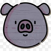 猪图标 猪鼻子 卡通-空若网 猪图标 猪鼻子 卡通-空若网