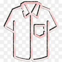 衬衫图标 夏季服装图标 袖子-空若网 衬衫图标 夏季服装图标 袖子-空若网