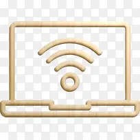 笔记本电脑图标 酒店服务图标 线条-空若网 笔记本电脑图标 酒店服务图标 线条-空若网