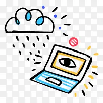 卡通 黄色 线条-空若网 卡通 黄色 线条-空若网